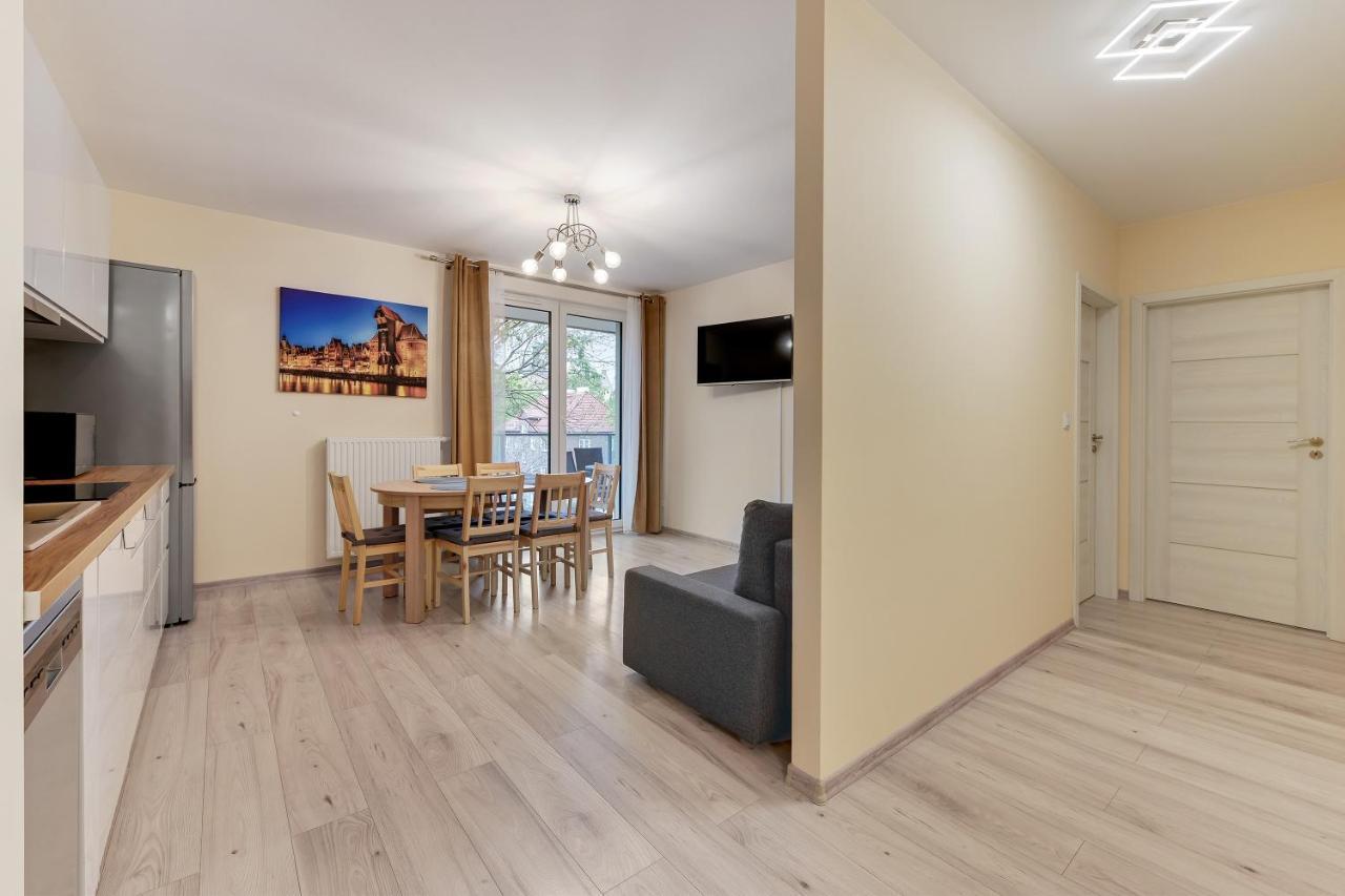 Gdansk Centrum - Apartament 3 - Pokojowy Z Duzym Tarasem Exteriör bild