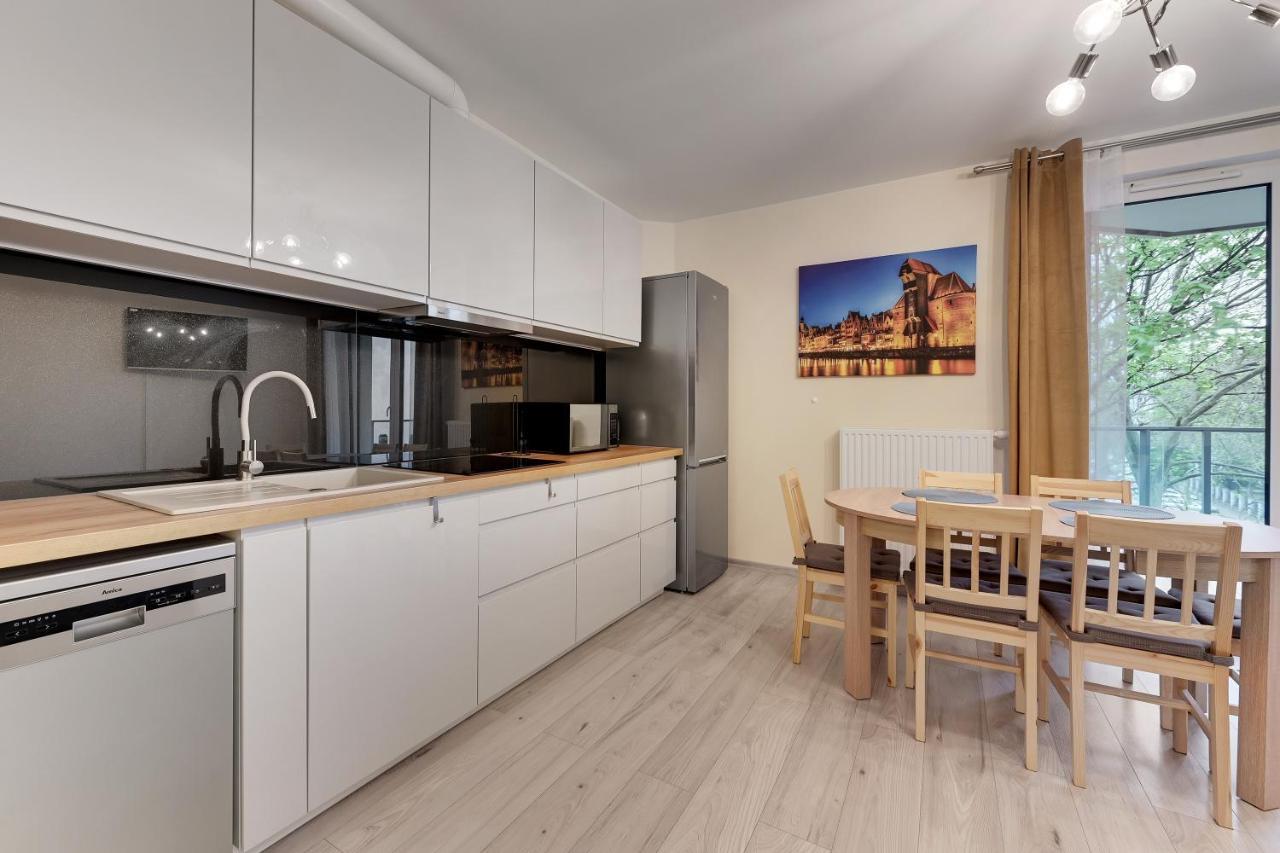 Gdansk Centrum - Apartament 3 - Pokojowy Z Duzym Tarasem Exteriör bild