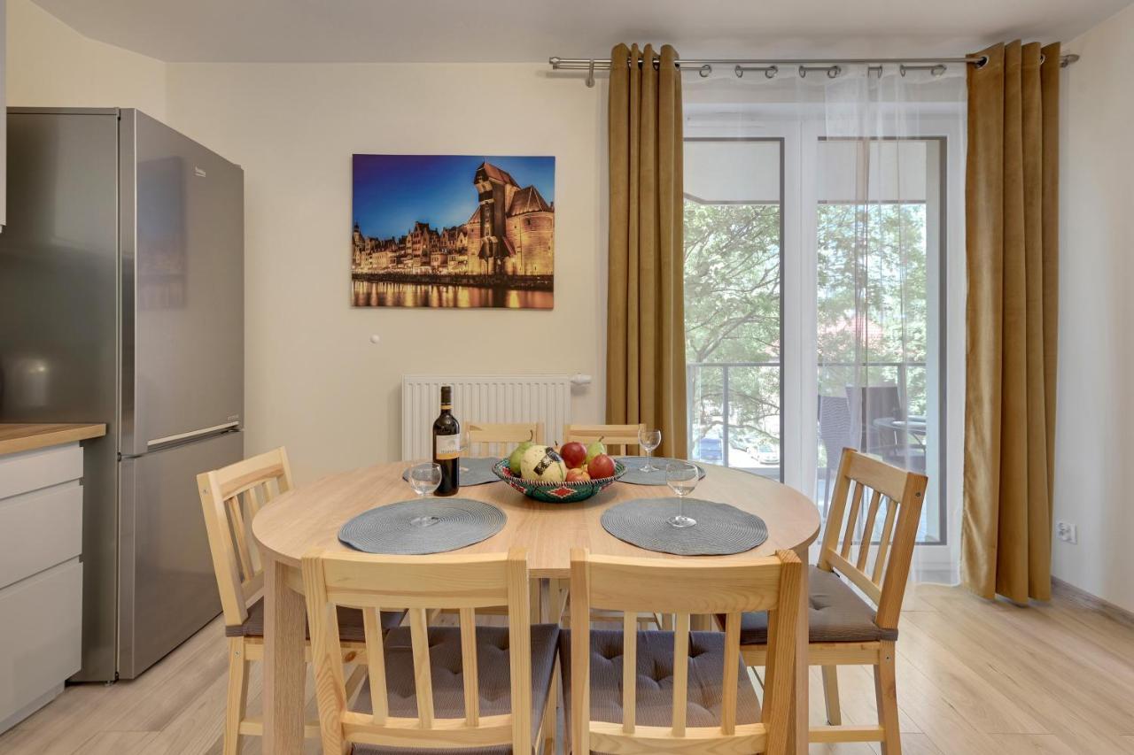 Gdansk Centrum - Apartament 3 - Pokojowy Z Duzym Tarasem Exteriör bild